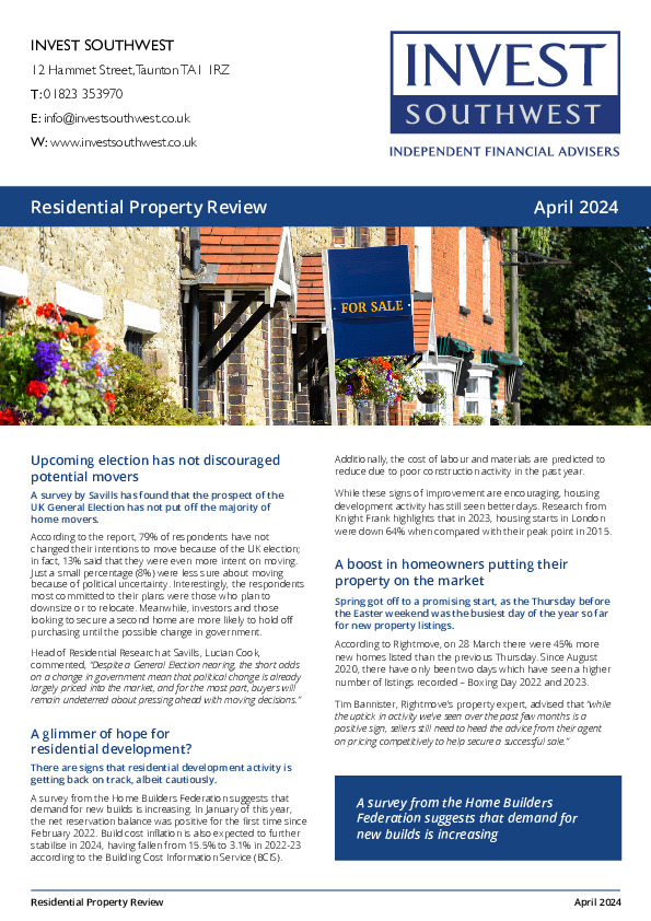 Residential Property Review April 2024