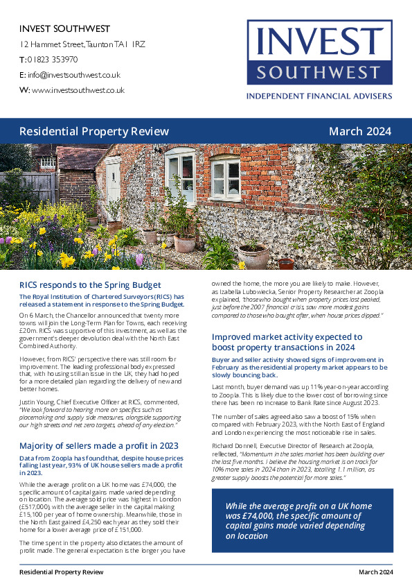 Residential Property Review March 2024
